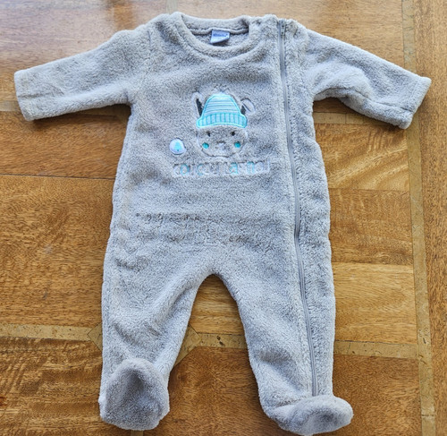 Absorba fleece pram - suit, 3m