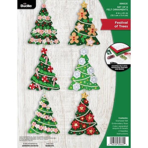 Bucilla felt ornaments - bucilla,