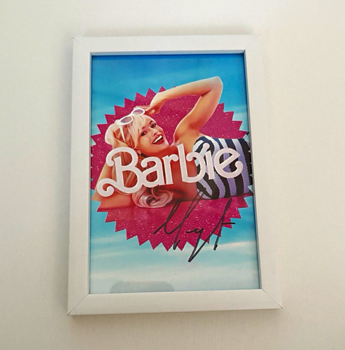 Barbie framed signed - signed, photo
