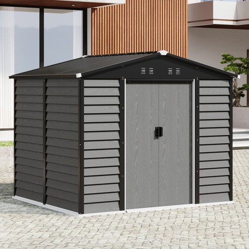 7ft metal garden shed - 8,