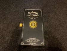Jack Daniels, Poker Set In Single Barrel Leather Safe Box .. 