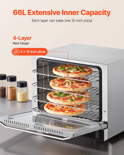 Commercial convection oven 66l - commercial,