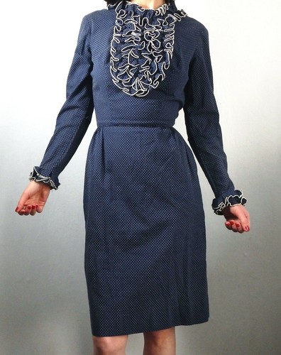 Vintage 1950 wiggle dress - 1950's,