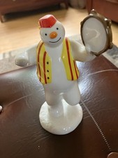 COALPORT SNOWMAN PARTY TIME LTD 500 SIGNED PIECE BOX & CERT RARE