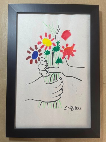 Pablo picasso drawing framed - pablo,