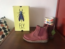 El Naturalista Ladies ankle Boots Leather Warm Pink/Red Zip Up UK 4 EU 37