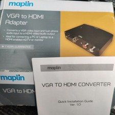 Maplin VGA to HDMI Adapter.