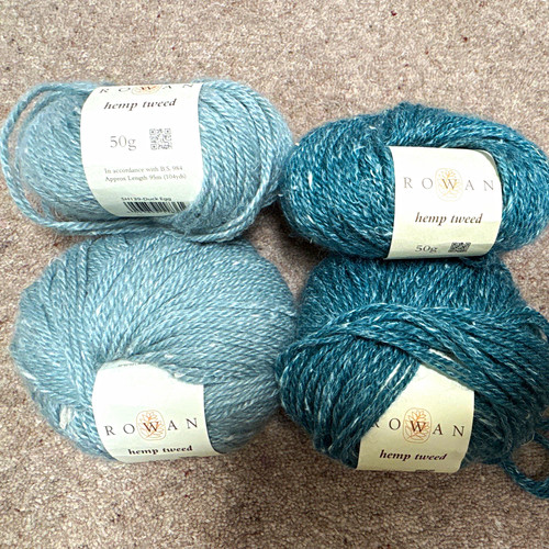 Rowan hemp tweed aran yarn - tweed,
