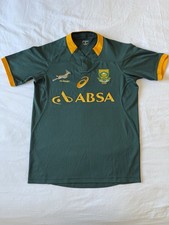 South Africa Home Rugby Shirt 2014/2015 Asics Jersey Springboks Size Medium M