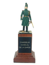 Metal Modeles Chasseur Cheval 54mm Napoleonic White Metal Kit Figure Painted