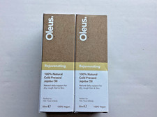 2 x50ml Oleus Rejuvenating Jojoba Oill 100% Cold Pressed Natural Vegan  Boxed