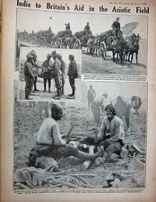 Original Old Antique Print