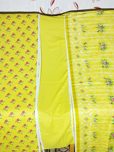 Nishat lemon yellow floral - yellow,