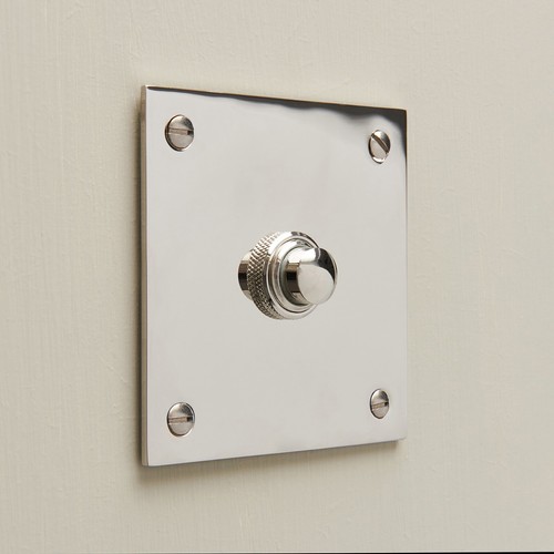 Square bell push - square,