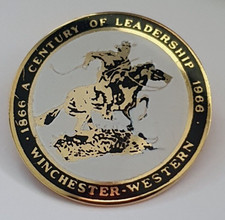 A Century of Leadership Winchester Western Shooting Rifle Badge 1966
