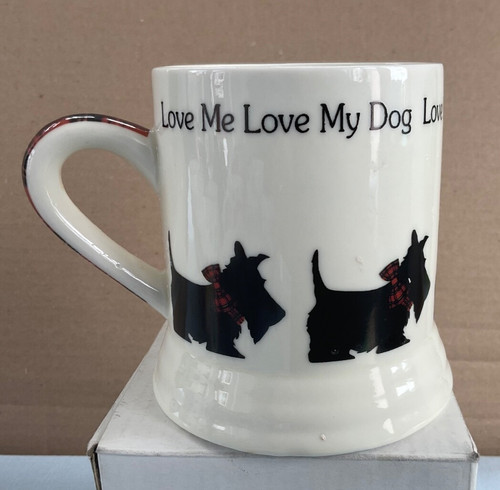Scottish terrier mug love me - terrier,