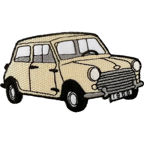 Cream beige car iron sew - sew, on