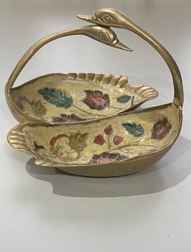 Vintage indian brass swan - indian,