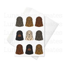 Tibetan Mastiff card, Tibetan