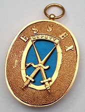 Vintage Essex Masonic Provincial Craft Collar Jewel Badge Medal