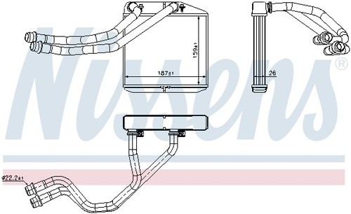 Heat exchanger interior - exchanger,,