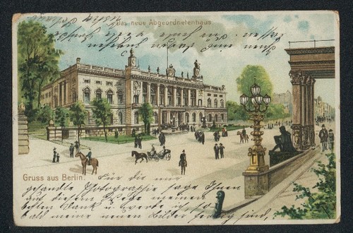 Lithograph berlin the new - berlin,,