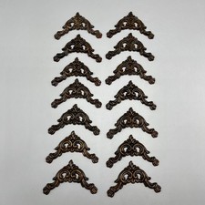 Vintage Antique Victorian-Style Wooden Corner Mouldings Oak Wood Effect Lot x14