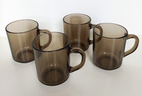 Arcoroc glass mugs - mugs, of