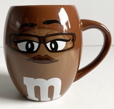 M&M's WORLD LARGE BARREL MUG 'MS BROWN' FACE CERAMIC OFFICIAL MERCHANDISE
