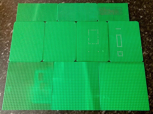 Lego green plate - lego, baseplate