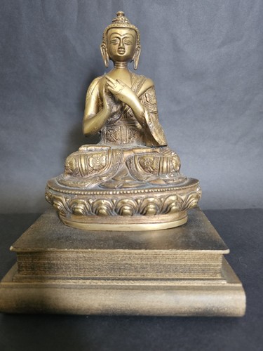 Vintage brass tibetan - brass,
