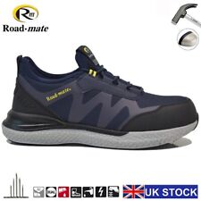 MENS SHOCK ABSORBING STEEL TOE CAP SAFETY WORK HIKER SHOES BOOTS TRAINERS SIZE