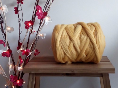 Custard yellow merino - yellow*,