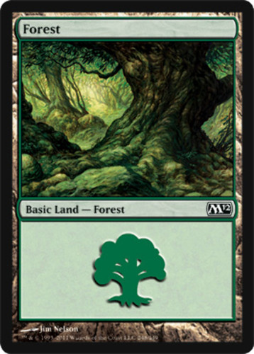 Forest magic 2012 mtg - forest,