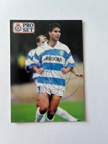 Hand signed roy wegerle qpr - hand,