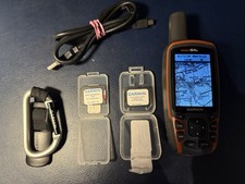 Garmin 64s Handheld Hiking GPS with 1:50 and 1:25 discovery maps