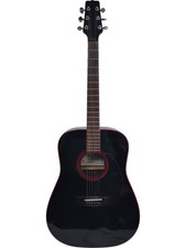 Kimbara Model 15/U Dreadnought Acoustic Guitar Black - HH7