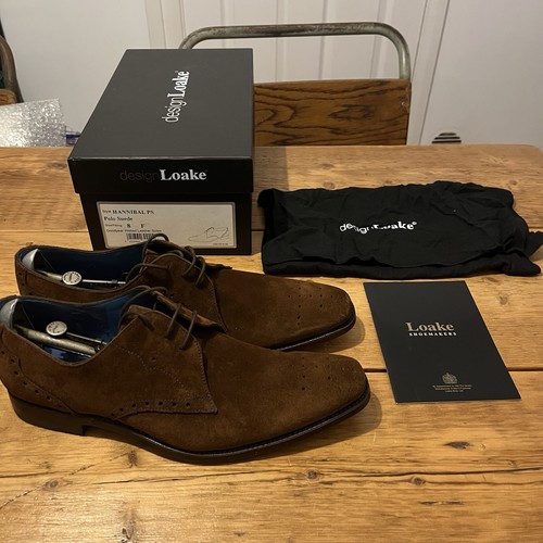 Loake brown leather hannibal - brown,