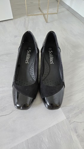 Softlites women black court - black,