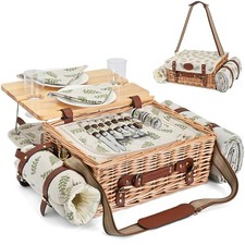 Picnic Basket Set for 2 with