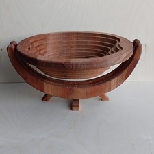 Hand Carved Wooden Bowl on