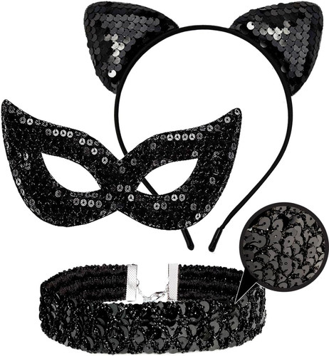 Cat woman mask ears - cat, mask,