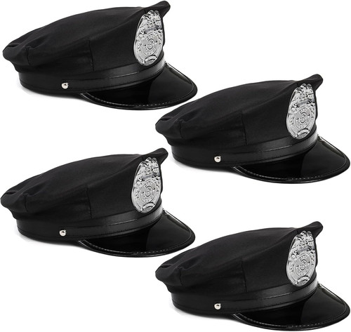 Pack black adult police - black,