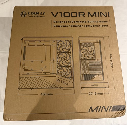 Lian v100r argb - li, microatx