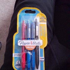 Paper Mate Inkjoy Pack of 4 Ballpoint Pens 