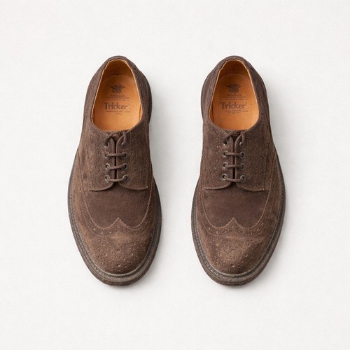 Trickers brown suede - brown, bourton