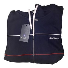 Ben Sherman Zip Up Hoodie Navy