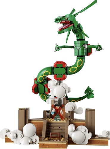 Lego pokemon rayquaza build - rayquaza,