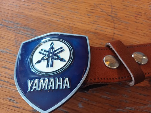 Yamaha logo metal - buckle, +