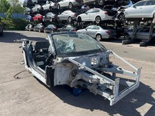07-14 MK1 42 AUDI R8 SPYDER CONVERTIBLE COMPLETE BODYSHELL CHASSIS FRAME WHITE